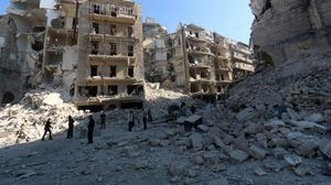 اتهم النظام المعارضة السورية بقصف مناطق بحلب بالغاز السام- جيتي