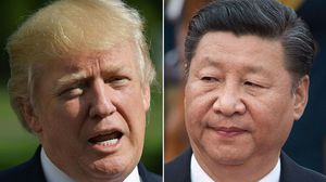 كان ترامب هدد بتصعيد النزاع التجاري بفرض رسوم جمركية على سلع صينية بقيمة 450 مليار دولار إذا ردت الصين- جيتي