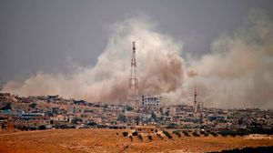  النظام قصف مدينة درعا بكافة القذائف مع غارات للطيران الحربي على المدينة- جيتي