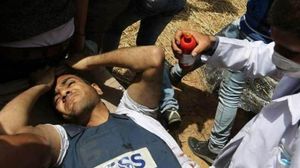 الاحتلال قتل صحفيين وأصاب العشرات منذ بدء مسيرات العودة- فيسبوك