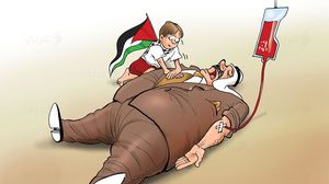 "نبض الأمة" كاريكاتير غزة