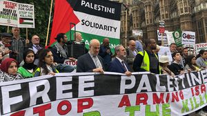مظاهرة مناهضة لإسرائيل في لندن - عربي21