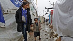 يبلغ عدد اللاجئين السوريين في لبنان قرابة مليون ونصف مليون لاجئ- جيتي