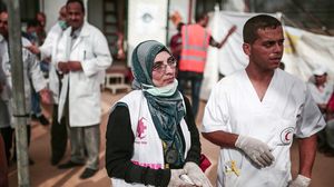 كانت "رزان" تعمل على إسعاف المصابين بالرصاص الإسرائيلي ميدانيًا قرب حدود غزة مع إسرائيل- الأناضول