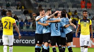 سجل سواريز وكافاني هدفا لكل منهما في افتتاحية مباريات الأوروغواي بالبطولة- موقع المنتخب الرسمي