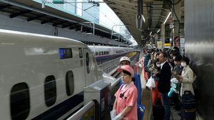 الحادثة تحصل لأول مرة بتاريخ قطارات اليابان- أ ف ب