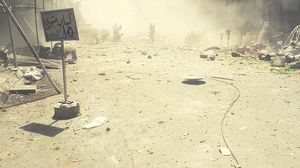 قصف النظام السوري على سوق شعبي في معرة النعمان- تويتر