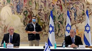 غانتس  نتنياهو  الاحتلال  الحكومة  إسرائيل- جيتي