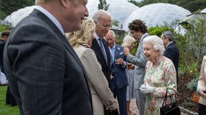 الملكة إليزابيث قامت بعمل حفل استقبال لزعماء دول مجموعة السبع- جيتي