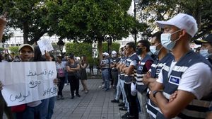 تظاهرات مستمرة في الشارع التونسي منذ أيام- جيتي