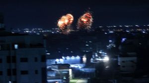 قصف الاحتلال مواقع في غزة بحجة البالونات الحارقة- جيتي