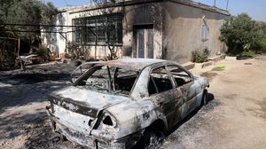 المستوطنون هاجموا البلدة وأحرقوا ممتلكات للفلسطينيين- جيتي