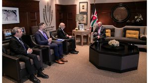 العاهل الأردني استقبل جنبلاط وتناول اللقاء التطورات بالمنطقة- الديوان الملكي الأردني