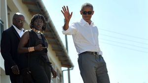 أوما أوباما ناشطة معروفة وأخت غير شقيقة لرئيس أمريكا السابق - جيتي