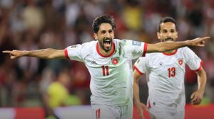 سجل يزن النعيمات هدفا وصنع هدفين في فوز منتخبه على طاجيكستان- الاتحاد الأردني لكرة القدم