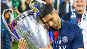 وقع حكيمي هدفه بعد مرور 12 دقيقة من المباراة النهائية- PSG / إكس