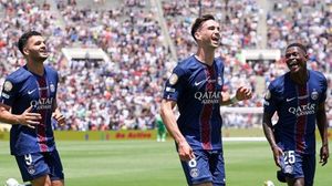 افتتح الإسباني أندريه رويز باب التسجيل للفريق الفرنسي في الدقيقة 19 - psg  / إكس