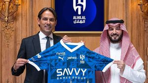 أزاح الهلال عن تعاقده مع المدرب الإيطالي بأكثر من تدوينة عبر حسابه الرسمي- أ ف ب