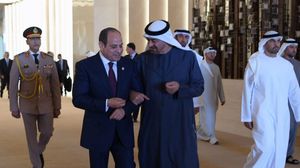 السيسي لدى وصوله إلى الإمارات واستقباله من ابن زايد- الرئاسة المصرية