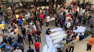 جثامين الشهداء في كل مكان أمام ما تبقى من مستشفيات في قطاع غزة- إكس