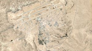 قاعدة ريمون الجوية تبعد عن غزة نحو 70 كم - جوجل إيرث