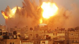 غارة إسرائيلية صباحية على قطاع غزة (أرشيفية) - أ ف ب