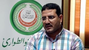 رئيس لجنة الإغاثة والطوارئ باتحاد الأطباء العرب إيهاب أبو علي - الأناضول