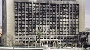 مقر الحزب الوطني المنحل أحرق في "ثورة يناير" - أرشيفية