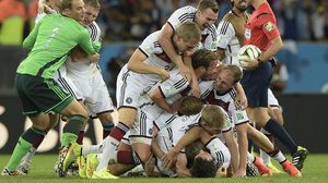 المنتخب الألماني هو أول منتخب أوروبي يفوز بكأس العالم بأرض لاتينية - أ ف ب