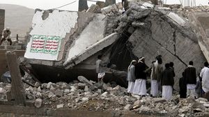 آثار الدمار في "عمران" اليمنية بعد إشتباكات دامية - الأناضول