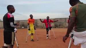  لاعبو كرة القدم الغانيين - أ ف ب