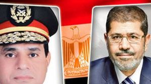 بين الرئيس محمد مرسي والجنرال السيسي - أرشيفية
