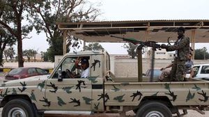 دورية لقوات درع ليبيا - ا ف ب