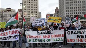 من المظاهرات المؤيدة لغزة في أوروبا - ا ف ب