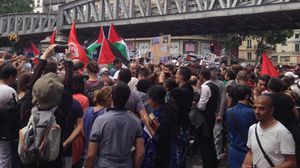 جانب من تظاهرات نصرة فلسطين في فرنسا - أ ف ب