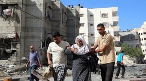 مئات العائلات شردت جراء القصف الإسرائيلي على المدنيين - الأناضول