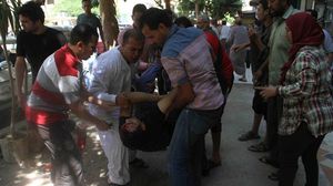 أحد مصابي رافضي الانقلاب بمصر في أول أيام العيد - الأناضول