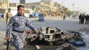 تفجير في أحد شوارع العاصمة العراقية بغداد - أ ف ب