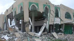 أحد المساجد التي دمرها الاحتلال الإسرائيلي في غزة - (وكالات محلية)