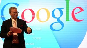 إريك شميت رئيس غوغل - أ ف ب