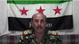 عبد الكريم الأحمد الذي عرّف عن نفسه بأنه قائد أركان الجيش السوري الحر - أرشيفية