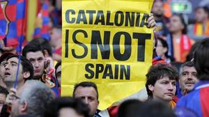 رفعت جماهير برشلونة شعارات سياسية - أرشيفية