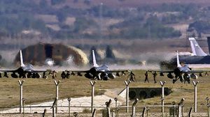 تركيا تحرك طائراتها ضمن جهود التحالف الدولي (أرشيفية)- أ ف ب
