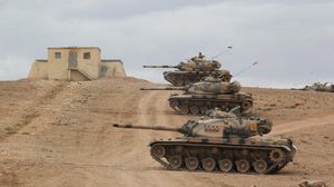 الدبابات التركية قصفت مواقع شمال سوريا - أرشيفية