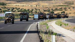 ترسل تركيا بشكل متكرر تعزيزات إلى الحدود مع سوريا- الأناضول