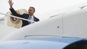 طائرة الرئاسة الأمريكية المعروفة باسم "إير فورس وان" الأكثر أمانا في العالم - أ ف ب