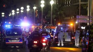الهجوم وقع في مدينة نيس أثناء الاحتفالات بالعيد الوطني - ا ف ب