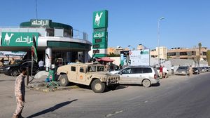 محطة وقود ليبيا أ ف ب