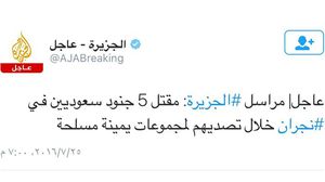 تستخدم قنوات محسوبة على السعودية مثل "العربية" "إم بي سي" وصف القتلى تجاه الجنود السعوديين - تويتر