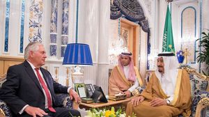 الملك سلمان التقى وزير الخارجية الأمريكي الأربعاء- واس